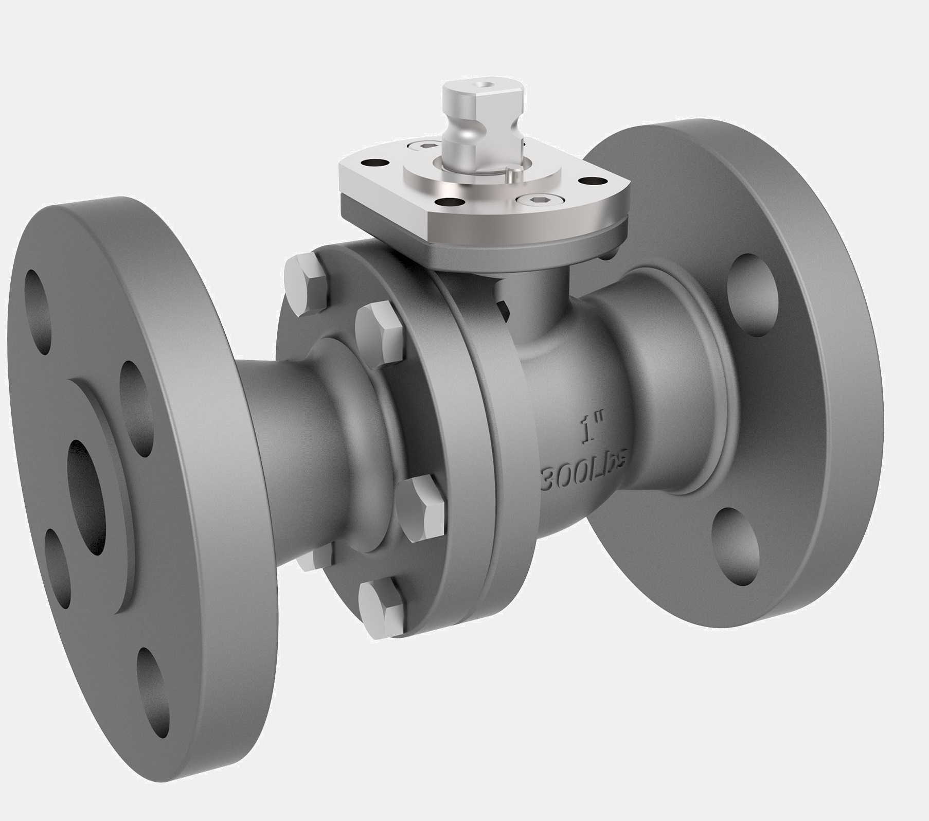 Ball Valve 1/2" 300# ANSI FLANGED A352LCC Z39 SSSGV